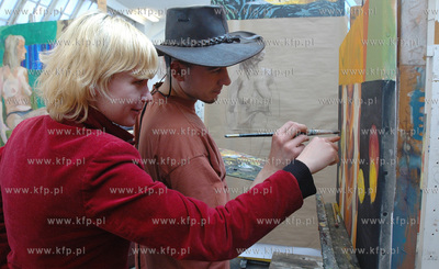 Wydzial malarstwa przy Akademii Sztuk Pieknych w Gdansku....