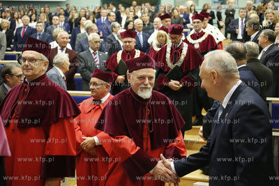 Aula wydziału Prawa i Administracji Uniwersytetu Gdańskiego....