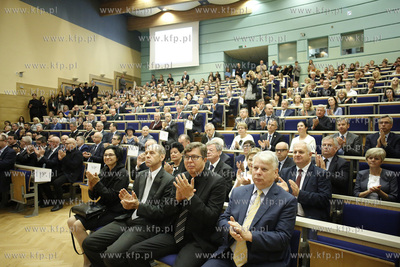 Aula wydziału Prawa i Administracji Uniwersytetu Gdańskiego....