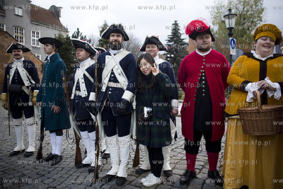 Gdańsk. Plac między Złotą Bramąi Katownią. Historyczna...