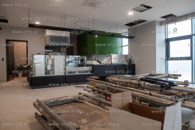 Westerplatte. Budowa biura obsługi ruchu turystycznego...