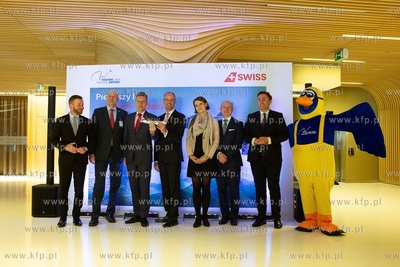 Gdańsk, Port Lotniczy im. Lecha Wałęsy. Konferencja...