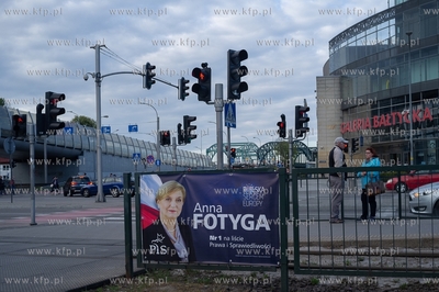 Gdańsk. Kampania wyborcza do Parlamentu Europejskiego....
