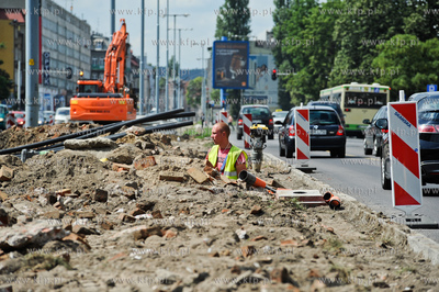 Gdansk Wrzeszcz. Utrudnienia w ruchu drogowym zwiazane...