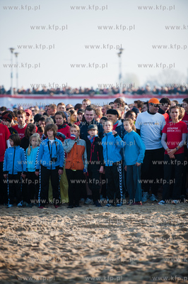 Gdansk. Plaza w Brzeznie. Gdansk Biega 2011.
Na start...