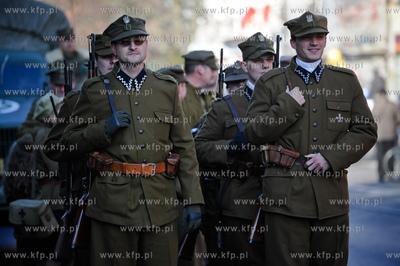 Gdansk. Parada z okazji 93 rocznicy odzyskania przez...