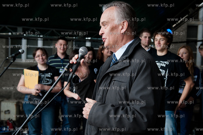 Gdansk. Dziedziniec Wydzialu Chemii Uniwesrystetu Gdanskiego....