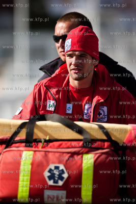 Sopot - molo. Wspolne cwiczenia jednostki ratowniczo...