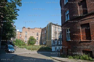 Gdansk. Kamienice przy ul. Biskupiej. 11.09.2012 fot....