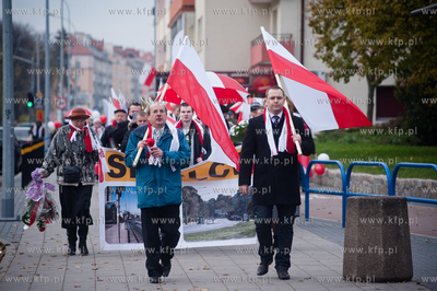 Gdansk. Siedlce. Dzielnicowe obchody Dnia Niepodleglosci,...