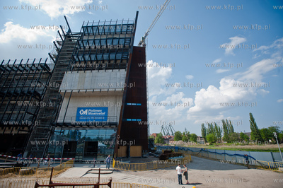 Gdansk. Dzien Otwarty budowy Europejskiego Centrum...