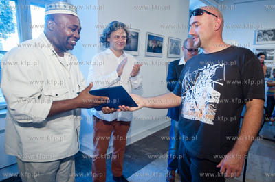 Gdansk. Nadbaltyckie Centrum Kultury. Uroczystosc wreczenia...