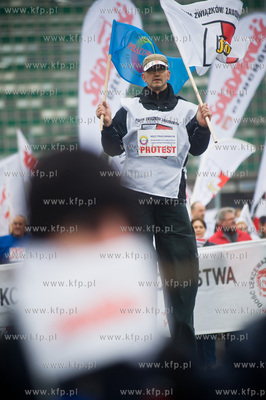 Gdansk. Manifestacja niezadowolonia, zorganizowana...