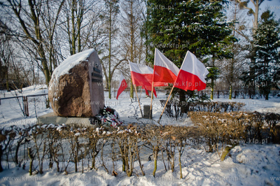 Pruszcz Gdanski. Pomnik upamietniajacym ofiary obozu
Stutthof,...