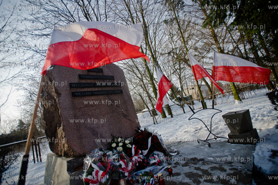 Pruszcz Gdanski. Pomnik upamietniajacym ofiary obozu
Stutthof,...
