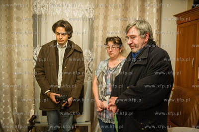 Gdansk. Aktor Jerzy Radziwilowicz oraz Przemyslaw Szalinski...