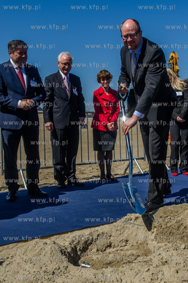 Gdansk. Terminal kontenerowy DCT. Uroczystosc inauguracji...