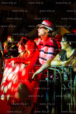 Gdansk. Targ Weglowy. Jarmark sw. Dominika. Koncert...