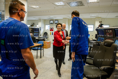 Gdansk. Wizyta Premier RP Ewy Kopacz w siedzibie Grupy...