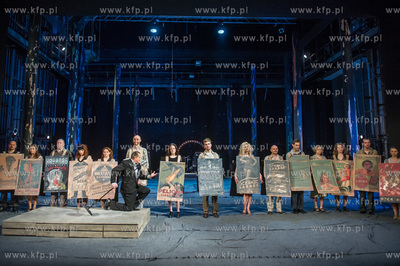 Gdansk. Duza Scena Teatru Wybrzeze. Proba medialna...