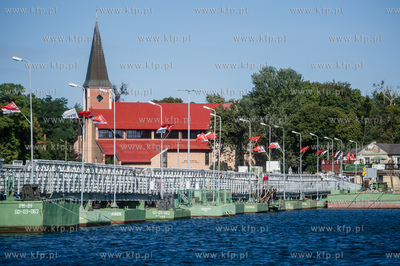 Gdańsk. Wyspa Sobieszewska. Uroczystość wbicia pierwszej...
