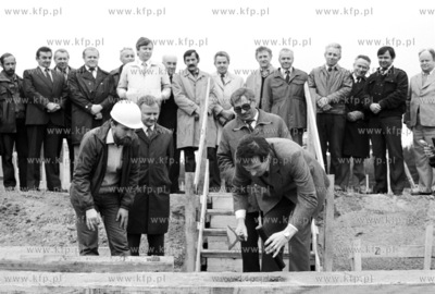 Wmurowanie aktu erekcyjnego pod budowe nowego osiedla...