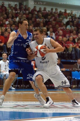 Slupsk. Mecz koszykowki Energa Czarni Slupsk vs AZS...