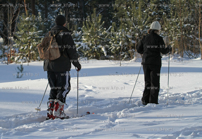 Gdansk. Niedzielny spacer po plazy w Brzeznie na biegowkach
31.01.2010
fot....