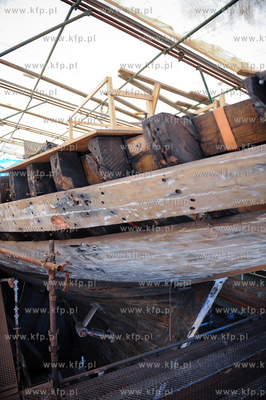 Gdansk. Stocznia Remontowa. Kolejny etap prac przy...