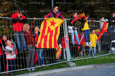 Gniewino. Przyjazd i przywitanie pilkarzy reprezentacji...