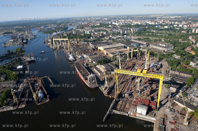 Stocznia Szczecinska z lotu ptaka. 13.05.2009 fot....