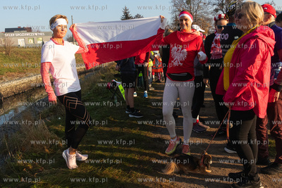 Biało-czerwony parkrun na terenie Parku Kulturowego...
