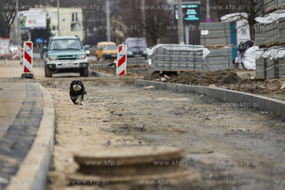 Budowa  międzynarodowej trasy rowerowej R-10, w Gdyni....