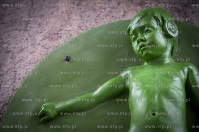 Gdynia, ul. Podjazd. Nowa rzeźba tajemniczego twórcy...