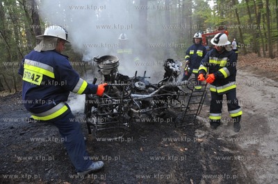 Na lesnej drodze pomiedzy Sulminem gmina Zukowo, a...
