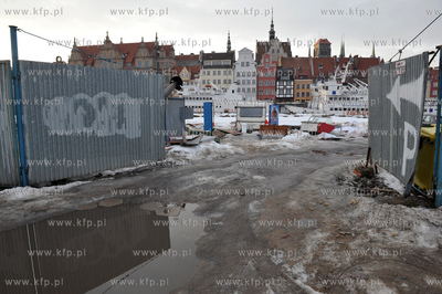 Gdansk. Pozostalosci po letnim ogrodku gastronomicznym...