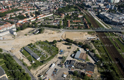 Gdansk Wrzeszcz z lotu ptaka. Okolice ul. Kosciuszki...