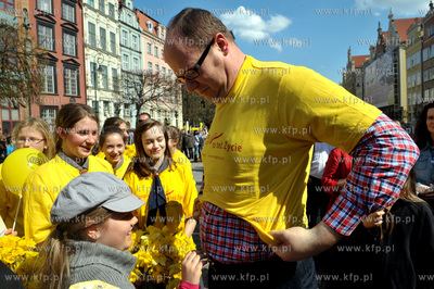 Gdansk. Final Pol Nadziei na Pomorzu. Coroczna kampania...
