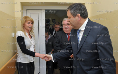 Wicepremier Janusz Piechocinski spotkal sie w Zukowie...