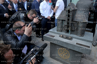 Odsloniecie makiety Zurawia Gdanskiego w ramach projektu...