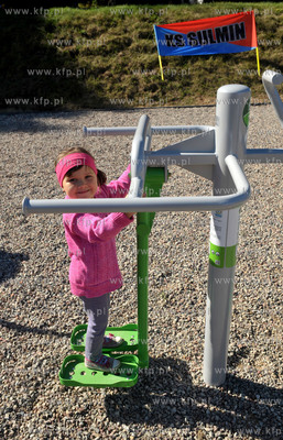 Otwarcie silowni zewnetrznej we wsi Sulmin na Kaszubach....