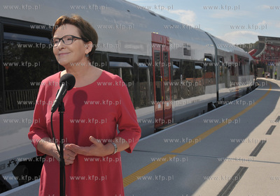 Gdansk. Uroczystosc inauguracji Pomorskiej Kolei Metropolitalnej....