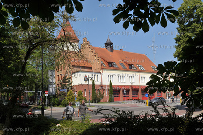 Sopot. Siedziba straży pożarnej na ul. Armii Krajowej....