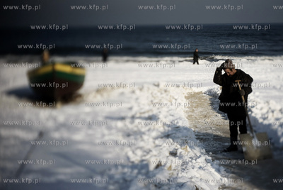 Sopot. Przystan rybacka. 05.02.2010 fot. Krzysztof...