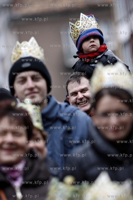 Orszak trzech kroli przeszedl ulicami Gdanska.
06.01.2012
fot....