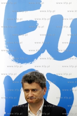 Gdansk. Konferencja prasowa Janusza Palikota i Marka...