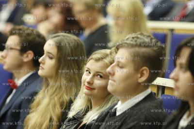 Aula wydziału Prawa i Administracji Uniwersytetu Gdańskiego....