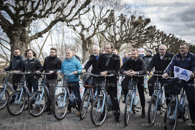 Sopot. Start Systemu Roweru Metropolitalnego MEVO.
26.03.2019
fot....