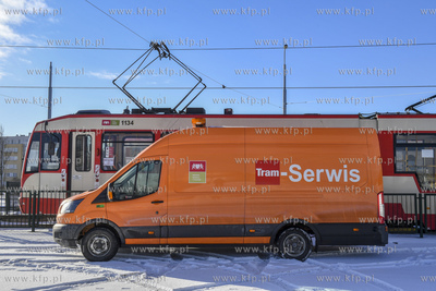 Pętla Chełm. Wóz serwisowy Tram-Serwis GAiT. 05.02.2021...