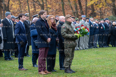 Wojskowy Cmentarz Francuski w Gdańsku. Uroczystości...